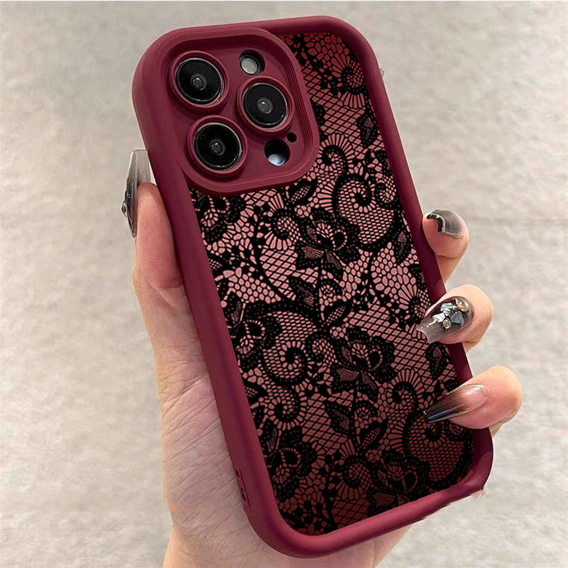 Phone Cases Xr Iphone - Eleganckie etui na telefon z koronkowym
