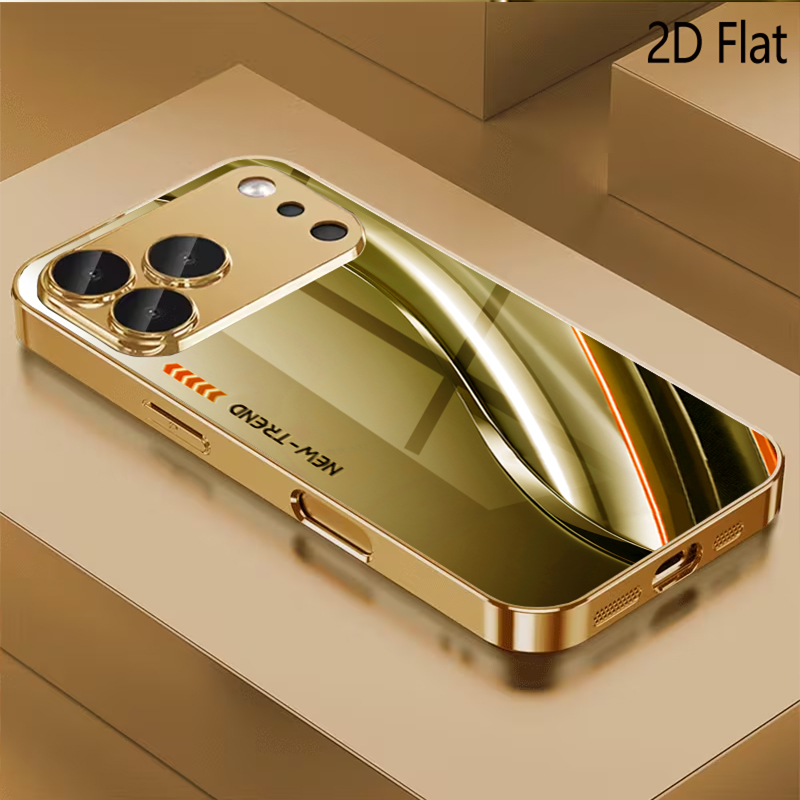 Phone Cases H&M - Złoty, aerodynamiczny wzór na etui z