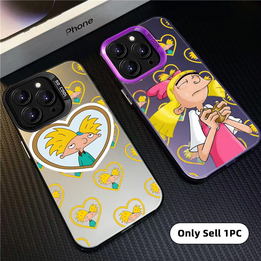 Phone Cases H&M - Kreskówka H-Hey Arnold! Kolorowe, matowe etui